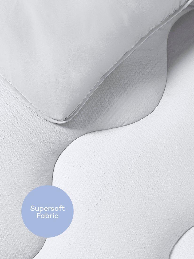 Night Lark seersucker coverless duvet and pillowcase set in polar white, imported from the UK