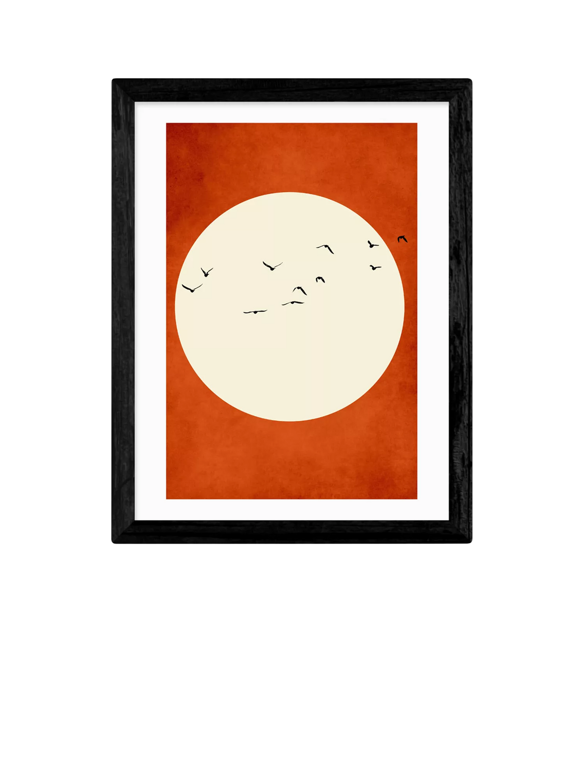 EAST END PRINTS Kubistika 'Warming Feelings' Framed Print