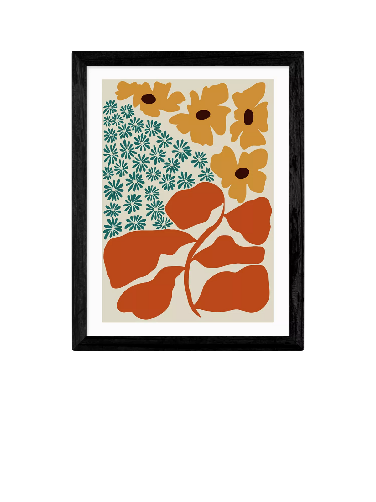 EAST END PRINTS Miho Art Studio 'Exotic Flower Garden' Framed Print