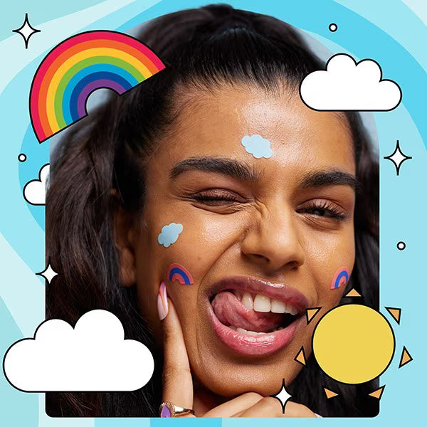 Deep Action blemish patches Clouds Rainbow - British product