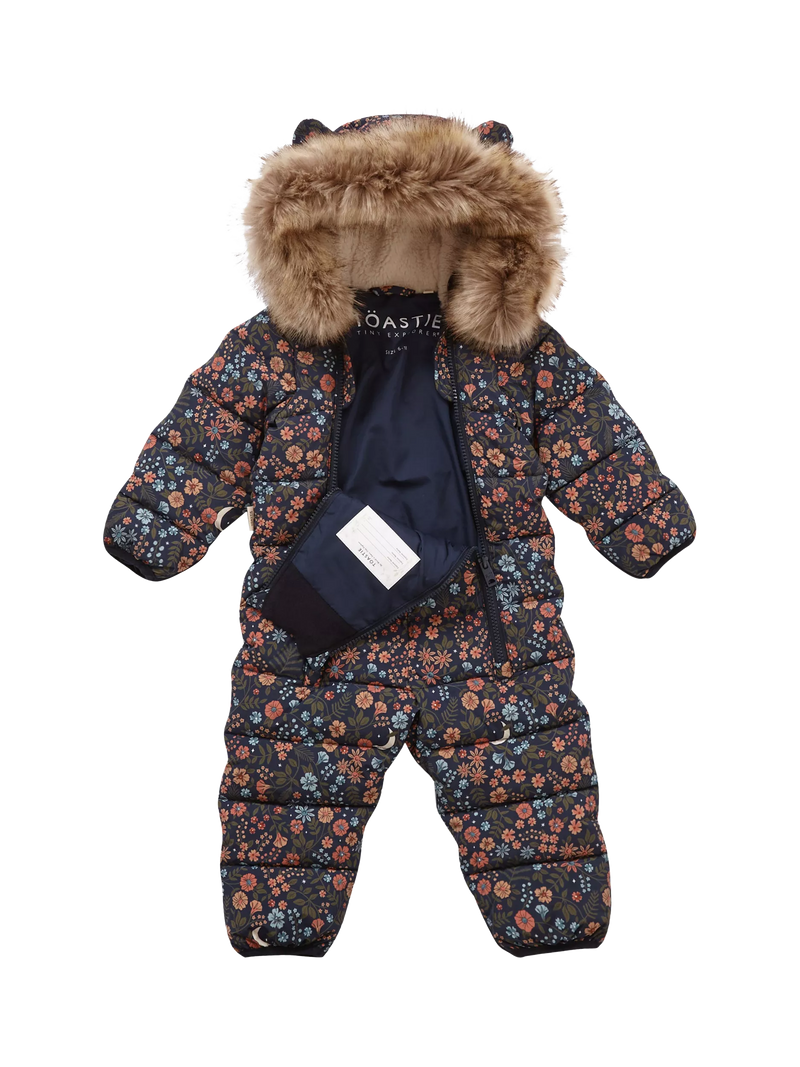 Toastie Baby Cloud Faux  Fur Trim Pramsuit