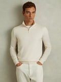 Reiss Blackhall Wool Zip Neck Jumper - McGrocer