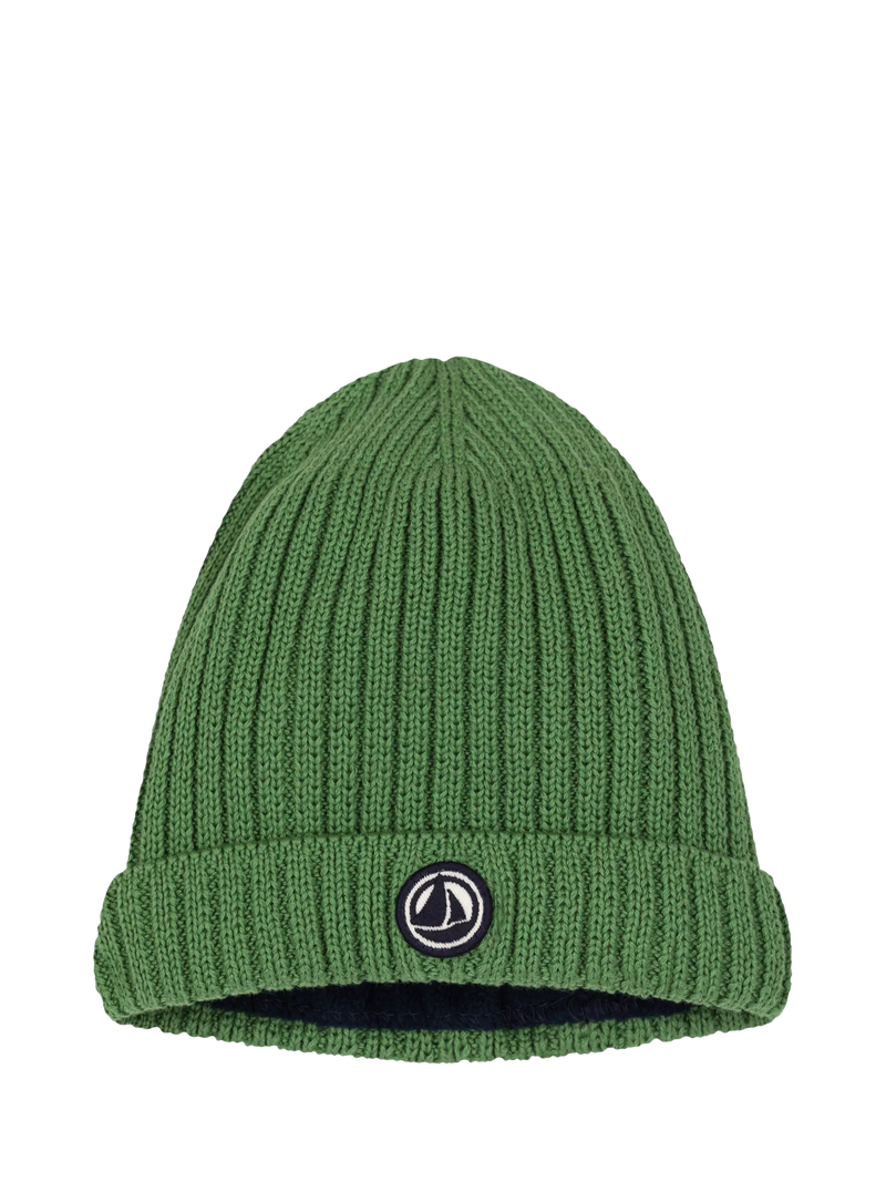 Petit Bateau Baby Microfleece Lined Knitted Hat - McGrocer
