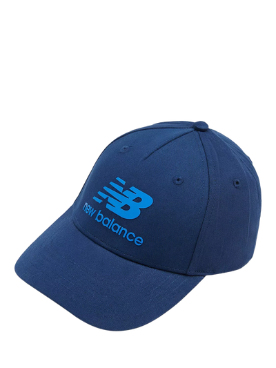 New Balance Kids' Stacked Logo Baseball Cap Nb Navy