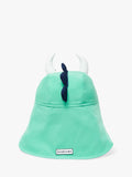 Roarsome kids' spike sun cap in green, imported from the UK