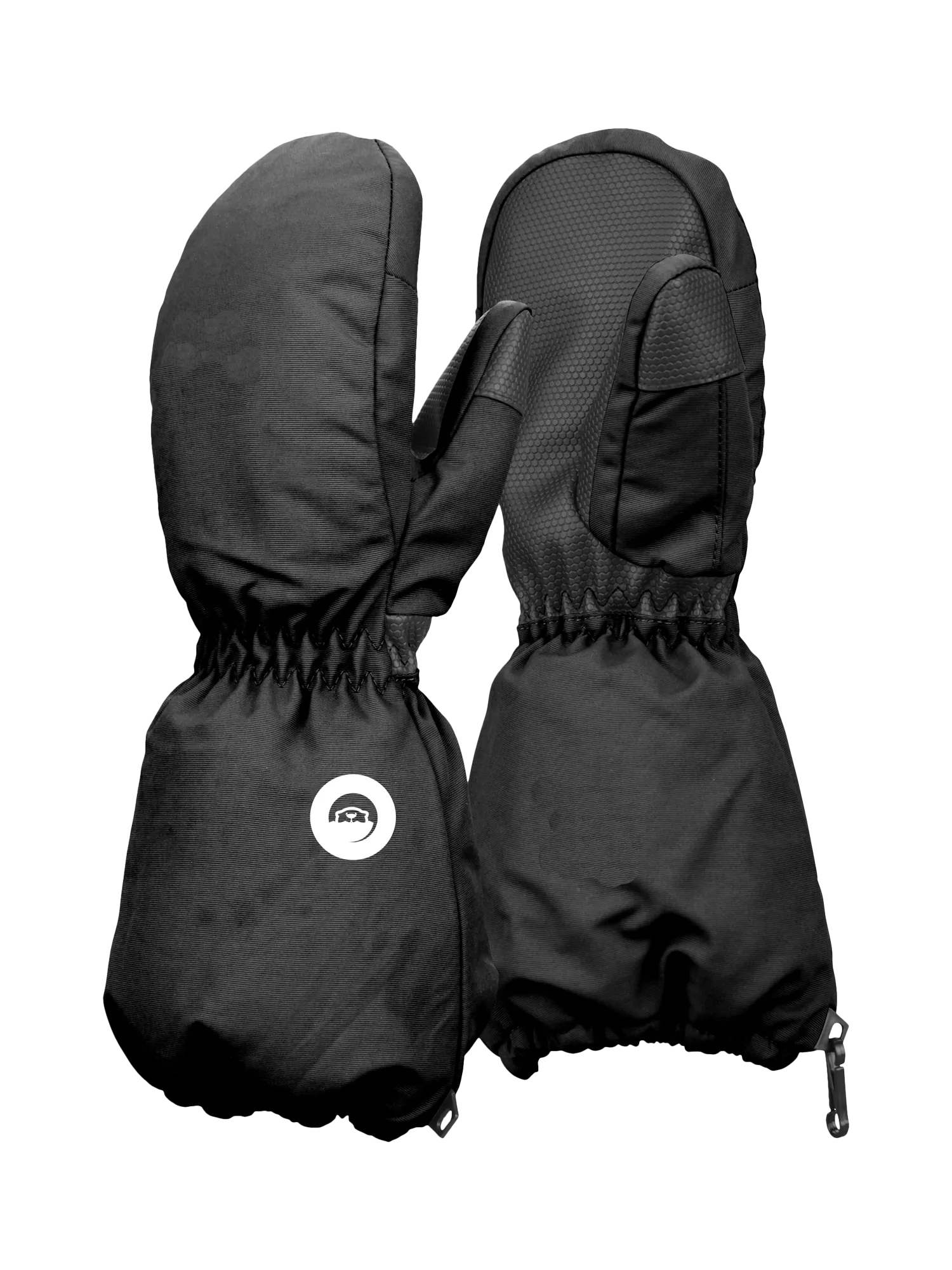 Spotty Otter Kids' Patrol Winter Mittens, Black - McGrocer