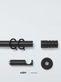 John Lewis Fixed Metal Curtain Pole with Barrel Finial, UK version