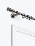 Fixed Metal Curtain Pole Kit With Barrel Finial Dia 28Mm
