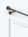 Fixed Eyelet Metal Curtain Pole Kit With Stud Finial Dia 28Mm