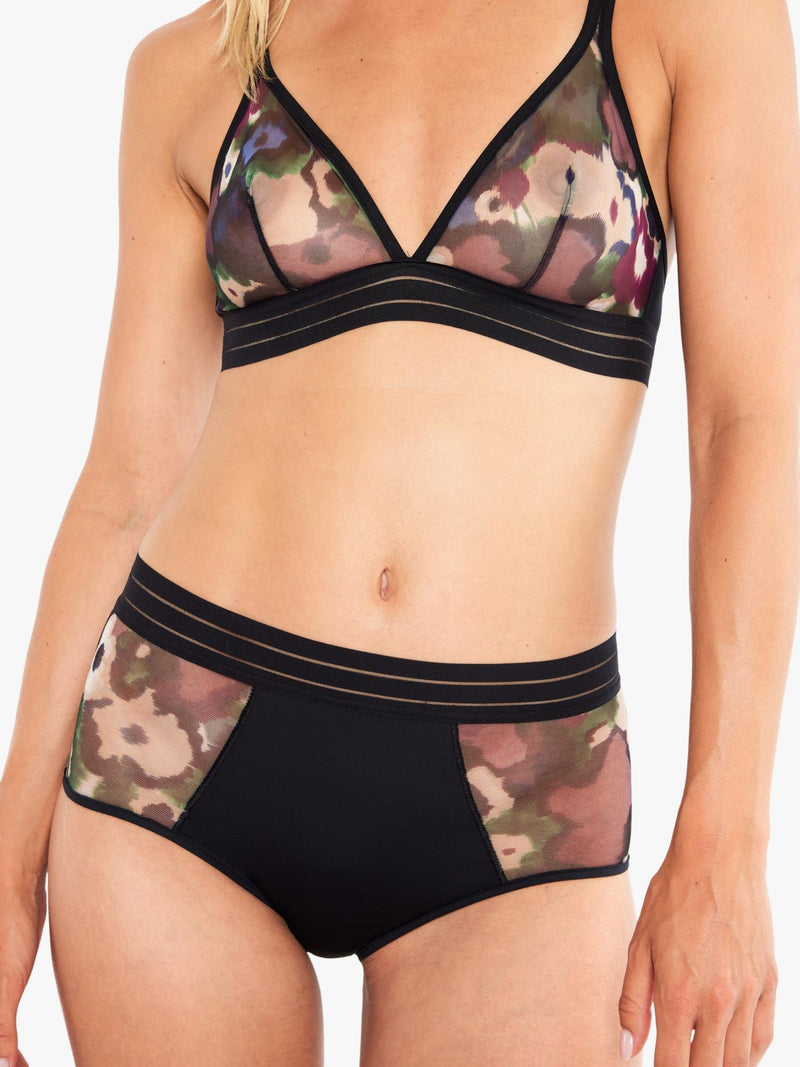 Maison Lejaby Triangle Bra Berry Garden, imported from the UK