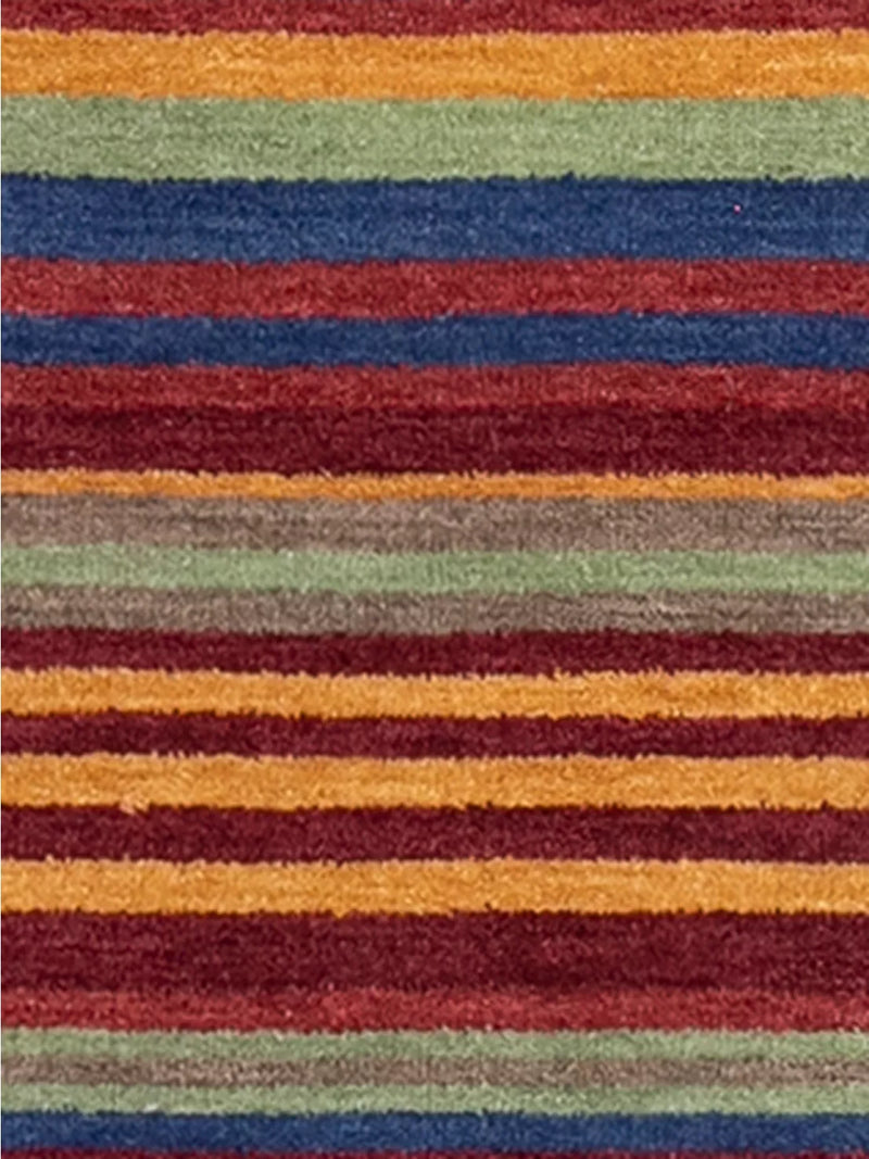 Gooch Luxury Spice Chilli Stripe Wool Rug