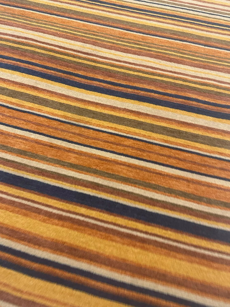 Gooch Luxury Spice Chilli Stripe Wool Rug