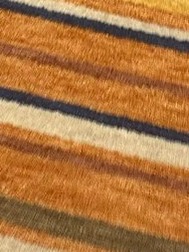 Gooch Luxury Spice Chilli Stripe Wool Rug