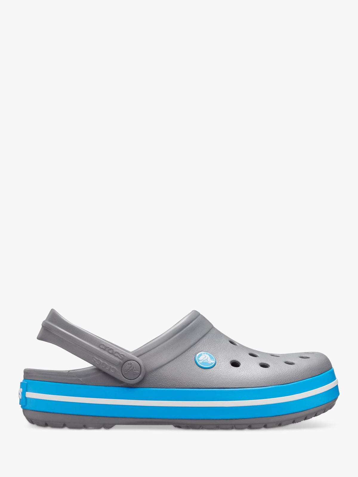 Unisex Lightweight Clogs with Form-Fit Heel Straps in Charcoal Ocean