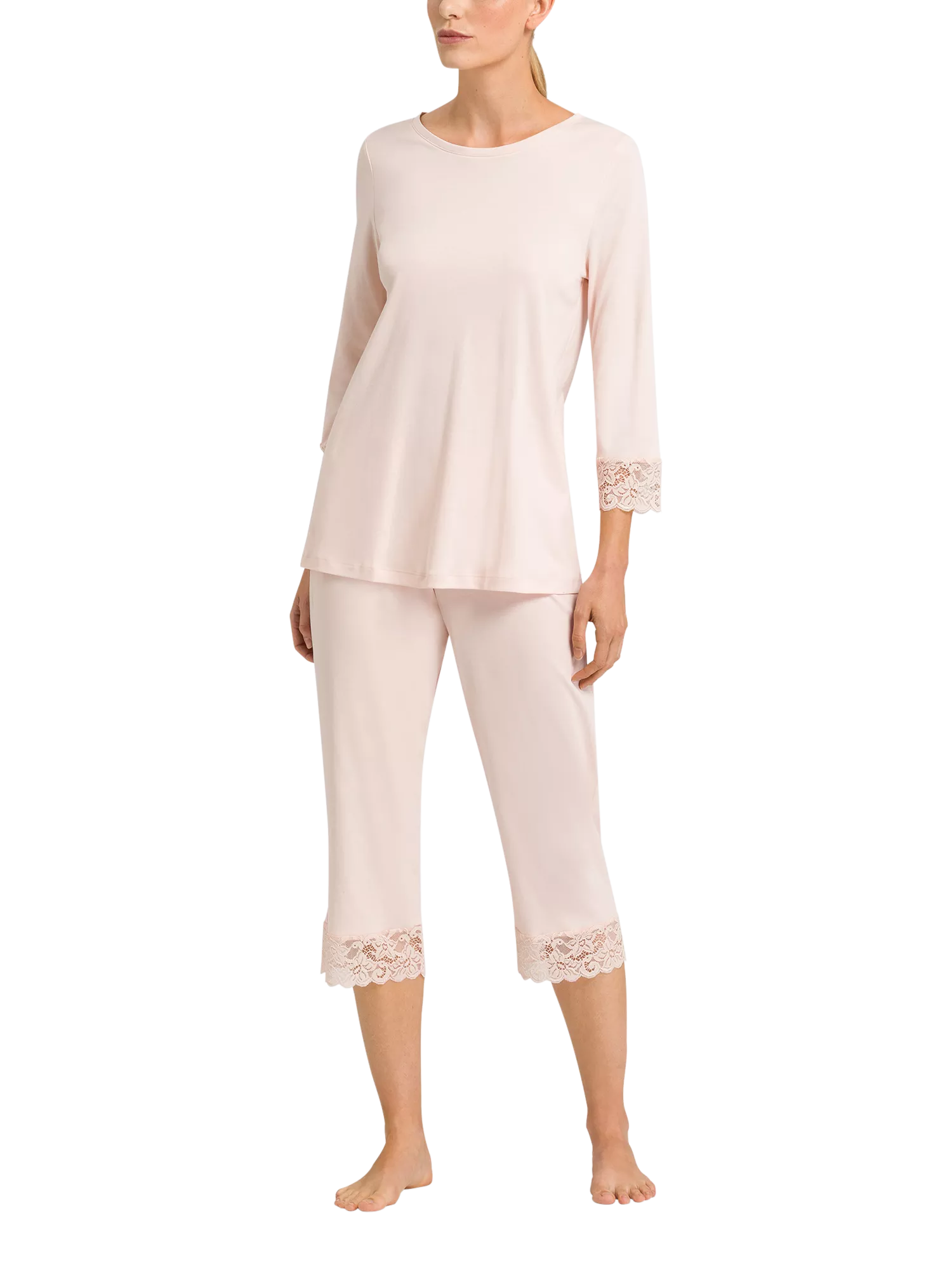Hanro Moments cropped pyjamas, UK version