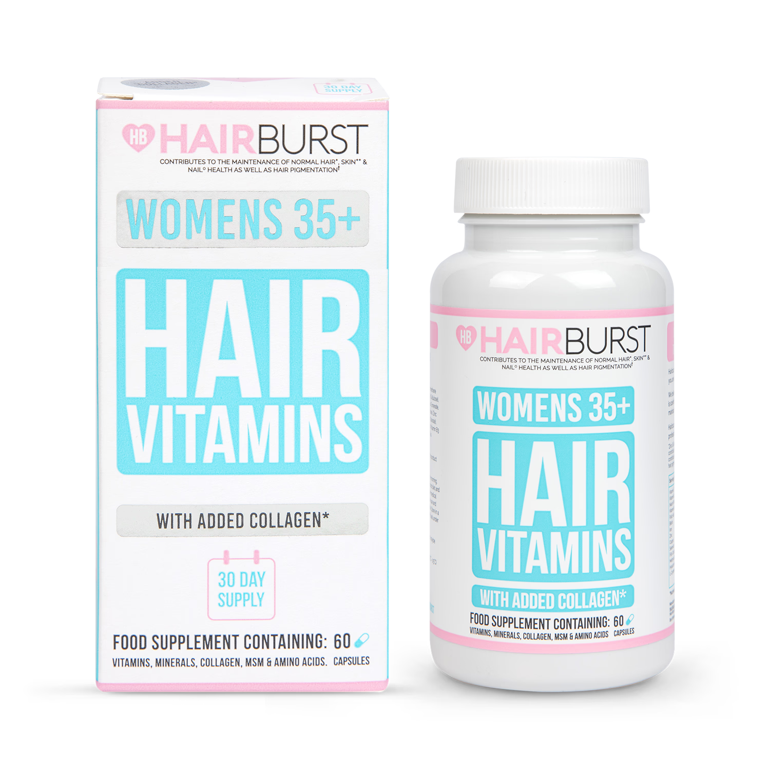 Hairburst Hair Vitamins for Women 35+ 60 Capsules, UK version