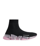 Knitted Sneakers with Ergonomic Sole and Lace-Up Fastening