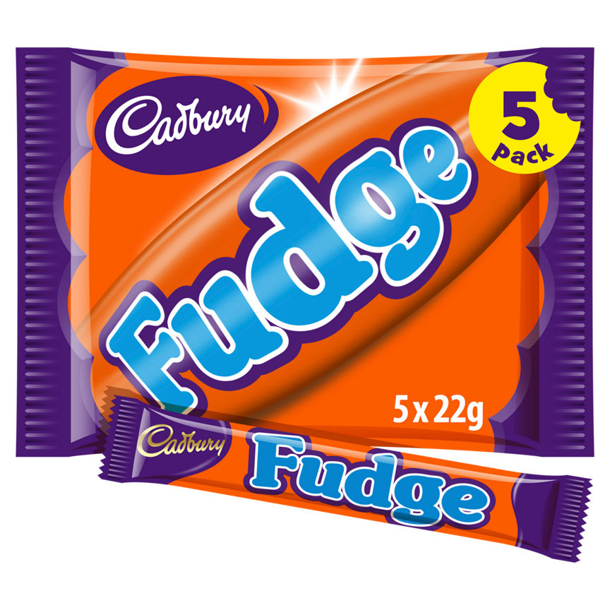 Cadbury Fudge Chocolate Bars 5 Pack - McGrocer