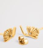 L'Atelier Nawbar yellow gold and diamond psychedeliah stud earrings, UK version