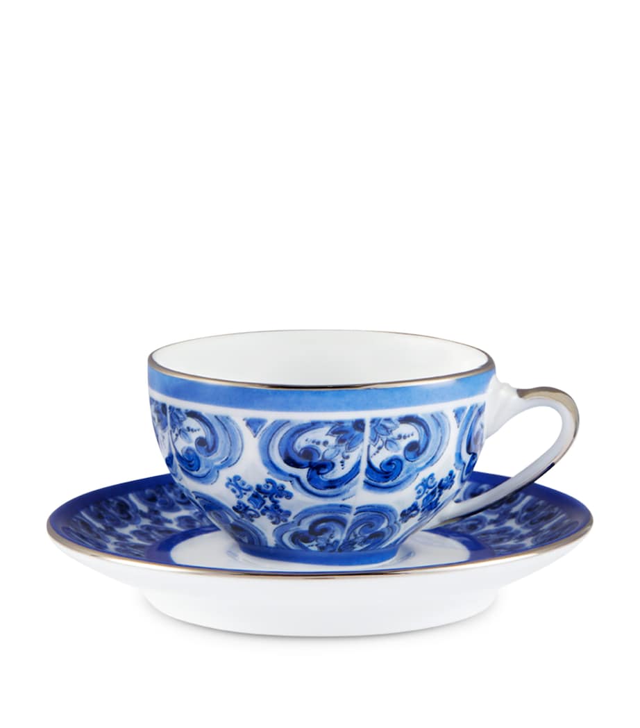 Dolce&Gabbana Casa Majolica coffee cup and saucer - British product
