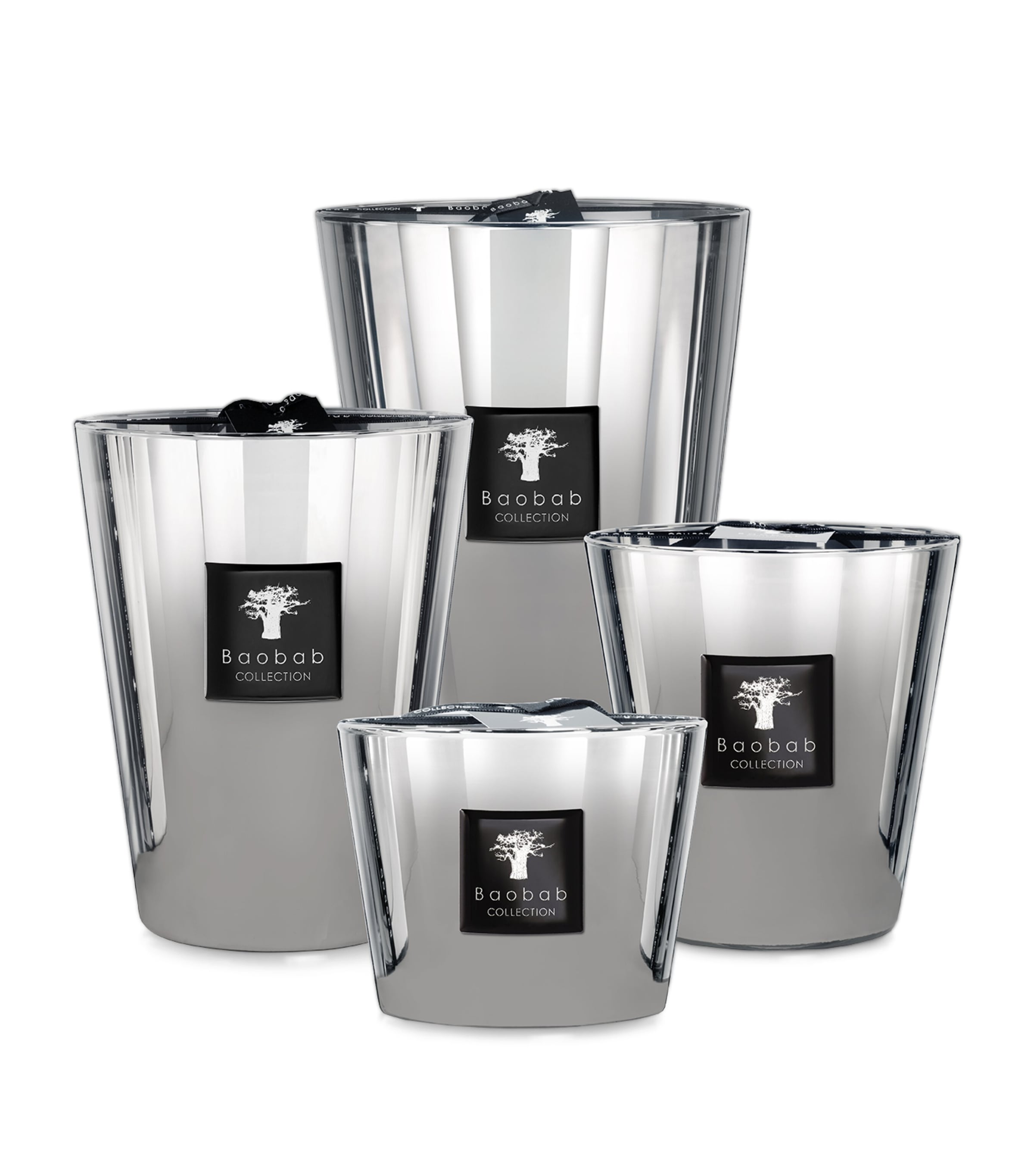 Baobab Platinum Candle grapefruit amber 16cm - British product