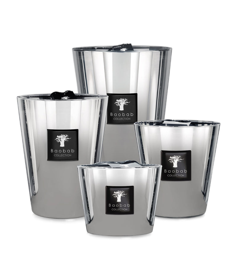 Baobab Platinum Candle grapefruit amber 16cm - British product