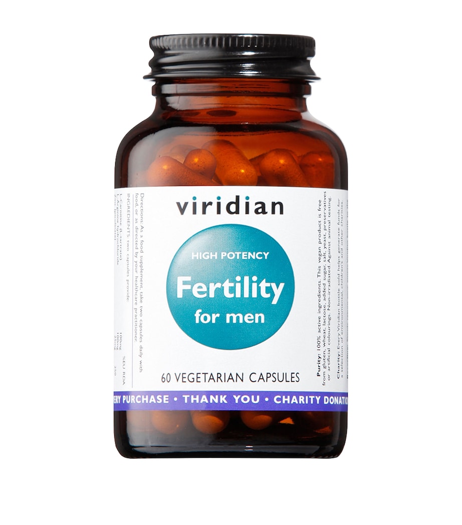 Viridian Fertility For Men supplement 60 capsules (British brand)