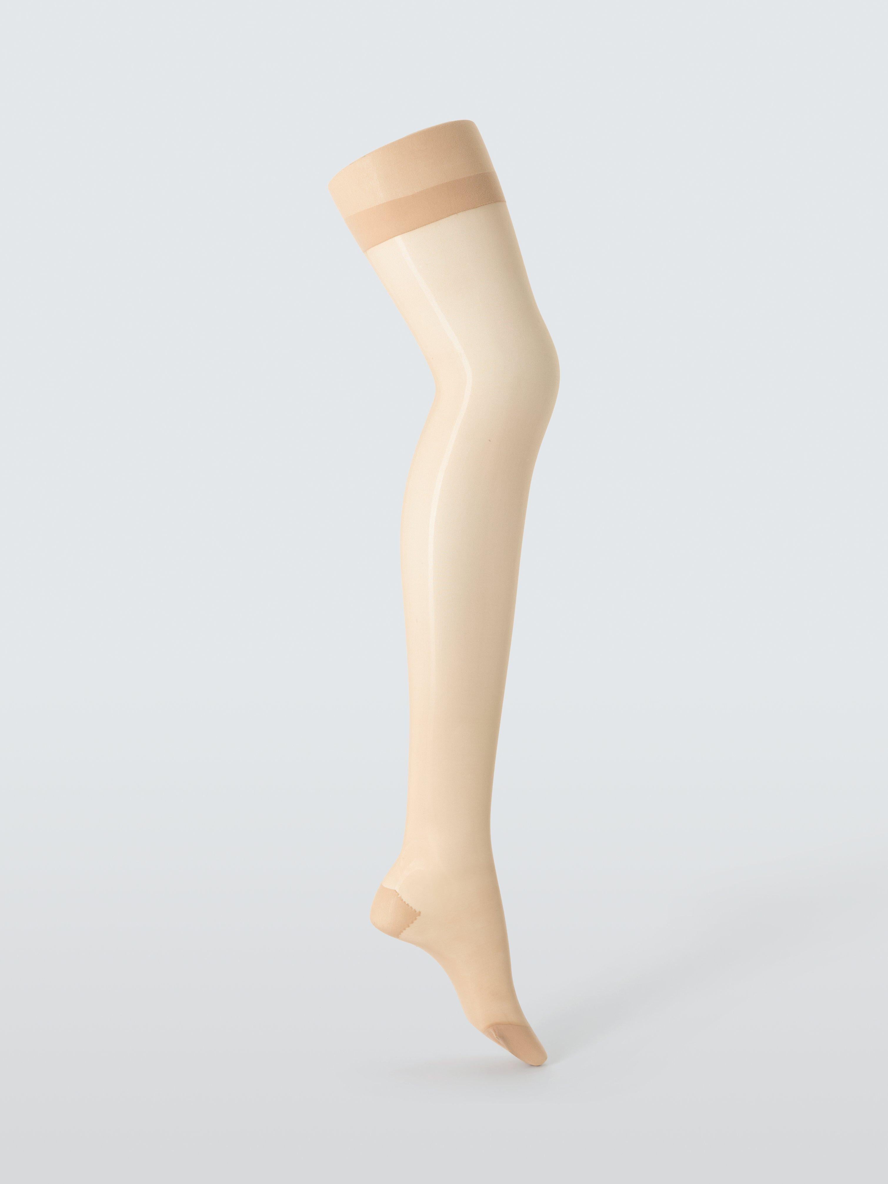 John Lewis 40 denier firm support tights Almond pack of 2, UK version