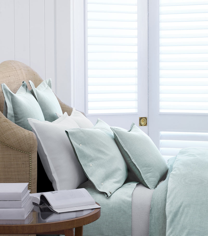 Ralph Lauren Home Oxford Evergreen Double Fitted Sheet 140cm x 200cm, imported from the UK