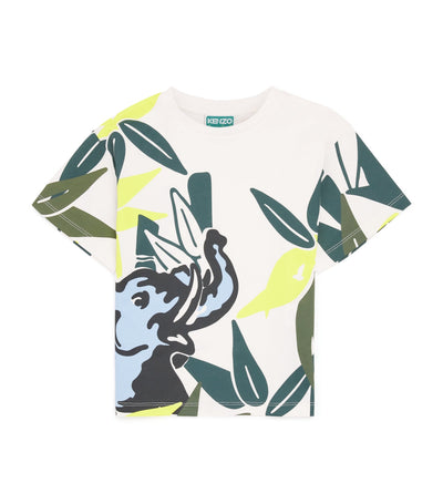 Kenzo Kids Cotton Graphic T-Shirt (2-14 Years)