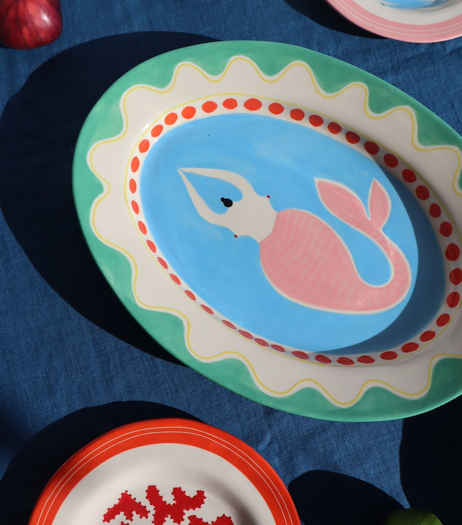 LAETITIA ROUGET Mermaid Platter Plate (37cm)