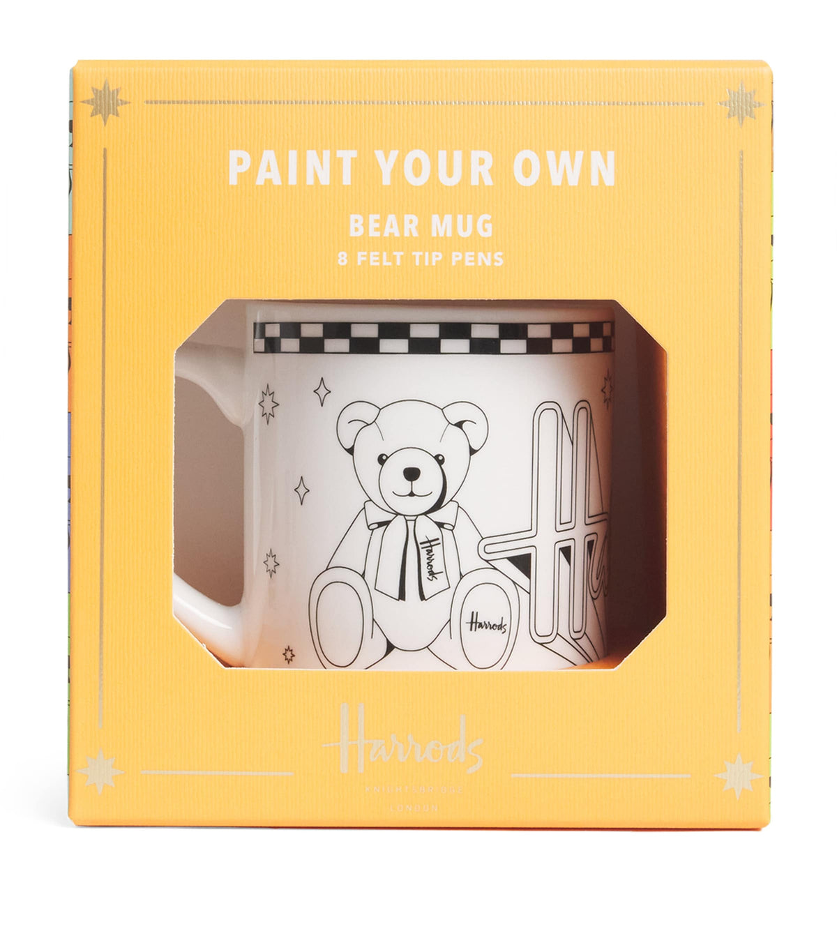 Harrods paint your own mug set, UK version