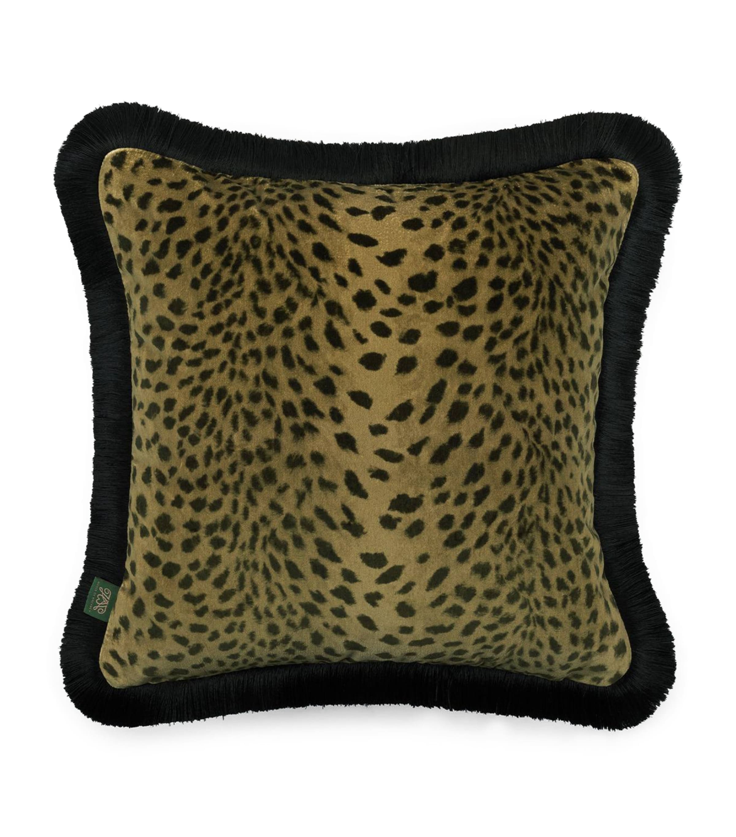House Of Hackney Velvet Savanna Fringed Cushion (45cm x 45cm)
