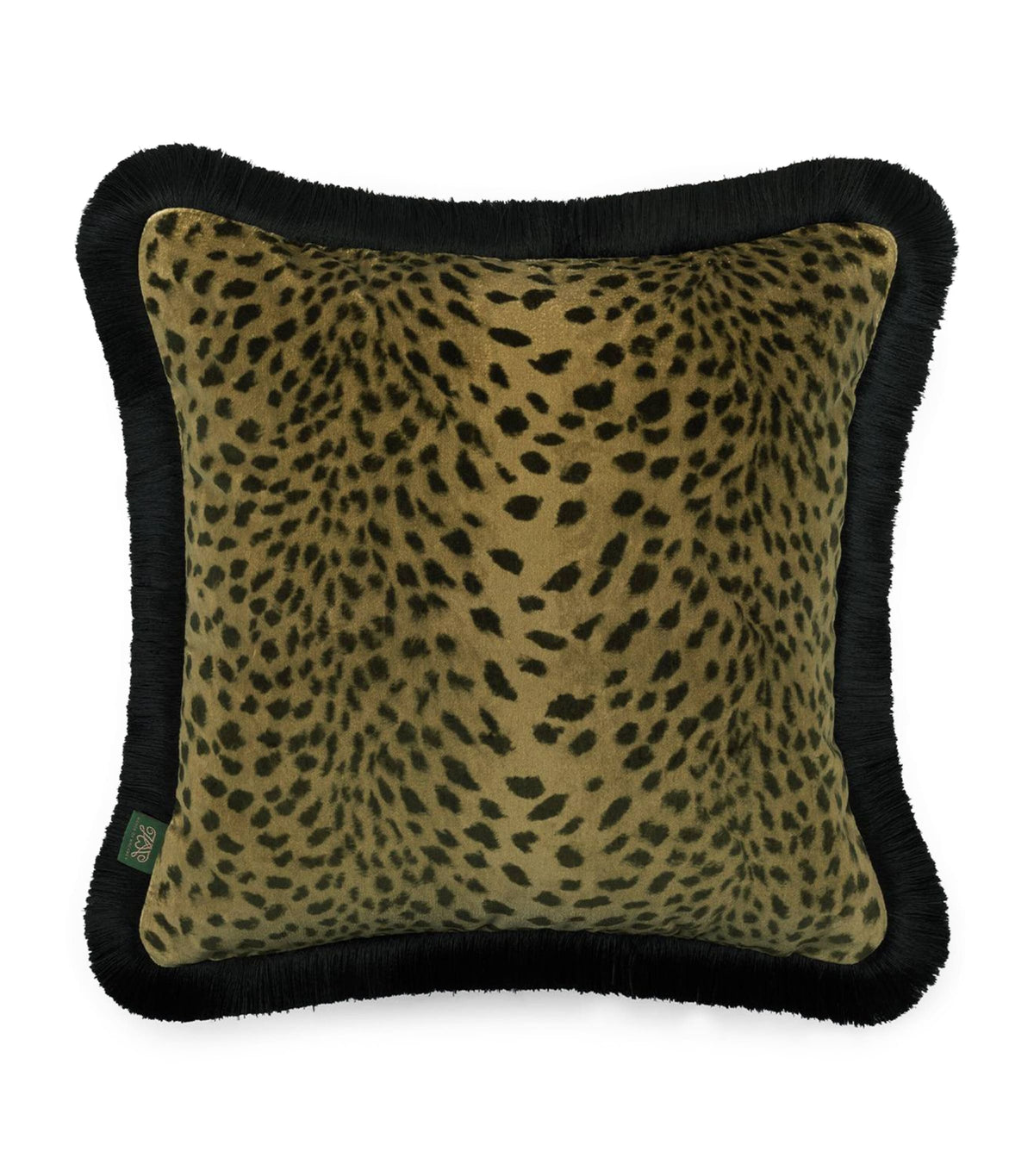 House Of Hackney Velvet Savanna Fringed Cushion (45cm x 45cm)