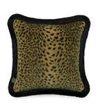 House Of Hackney Velvet Savanna Fringed Cushion (45cm x 45cm)