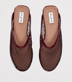 Alaïa fishnet mules flat shoes - British product