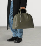 Bottega Veneta Leather Intrecciato Getaway 24 Ore Travel Bag