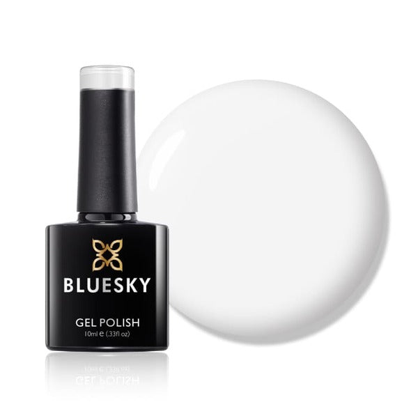 Bluesky Gel Polish Misty milky white shade - British product