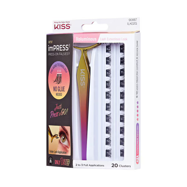 Kiss Falsies Press-On-Lash Kit #02 - British product