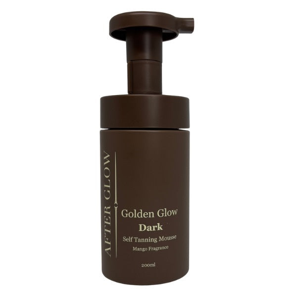 Golden Glow dark self tan mousse 200ml - British product
