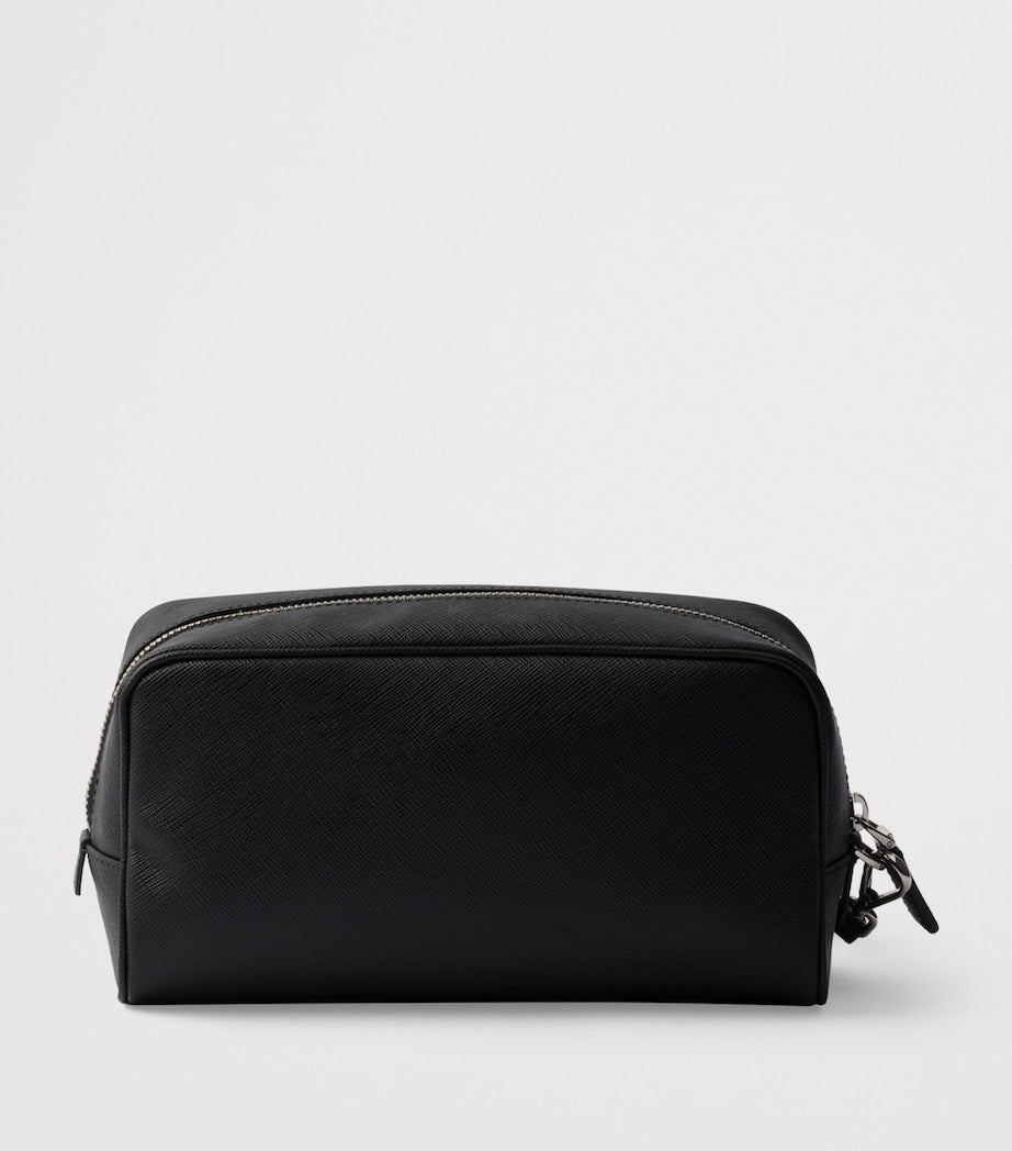 Prada Saffiano Leather Triangle Pouch