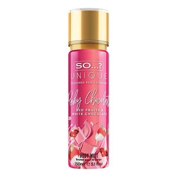 So? Ruby Chocolate Body Mist 150ml (British brand)