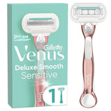 Venus Deluxe Smooth Sensitive RoseGold Razor - 1 Blade - McGrocer