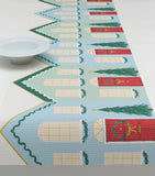 Chilewich Chilewich x Meri Meri Festive Houses Table Runner