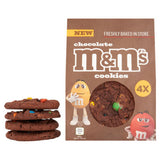 M&M's 4 chocolate cookies with pieces, imported from the UK