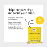 Herbal Sleep Support Supplement with Lemon Balm and Magnesium 40 Tablets