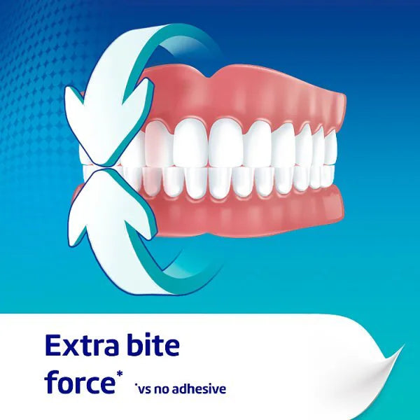 Poligrip denture fixative cream mint flavour 40g, imported from the UK