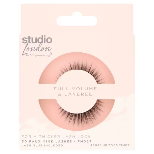 Superdrug Studio Lash False Eyelashes FM027, UK version