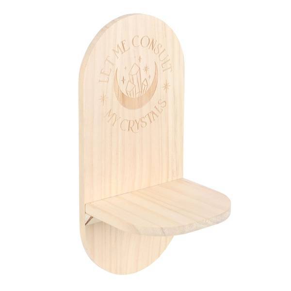 Something Different Crystal Floating Shelf Crescent Moon 25cm (British brand)