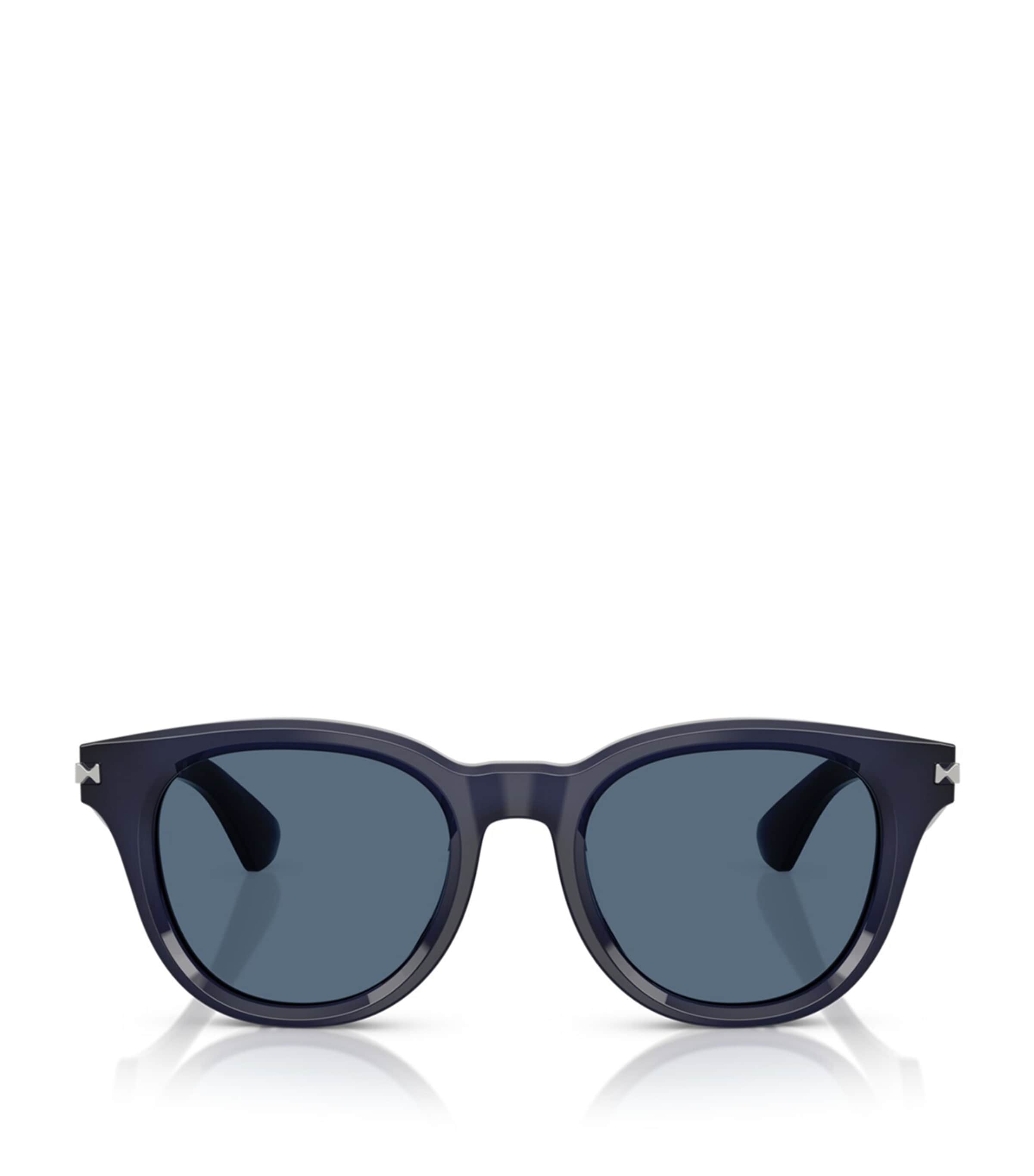 Burberry acetate round sunglasses - British product